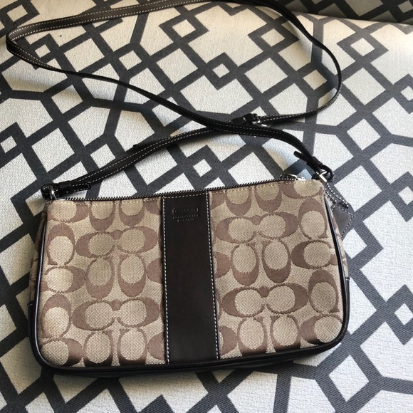 Coach cross body hand bag